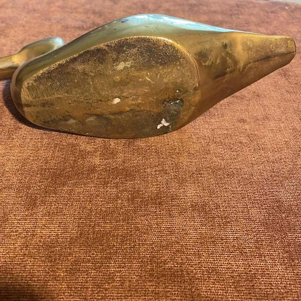 Vintage Brass Duck - Picture 5 of 6